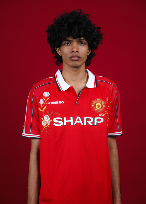 Manchester United Retro Custom Embroidered Jersey