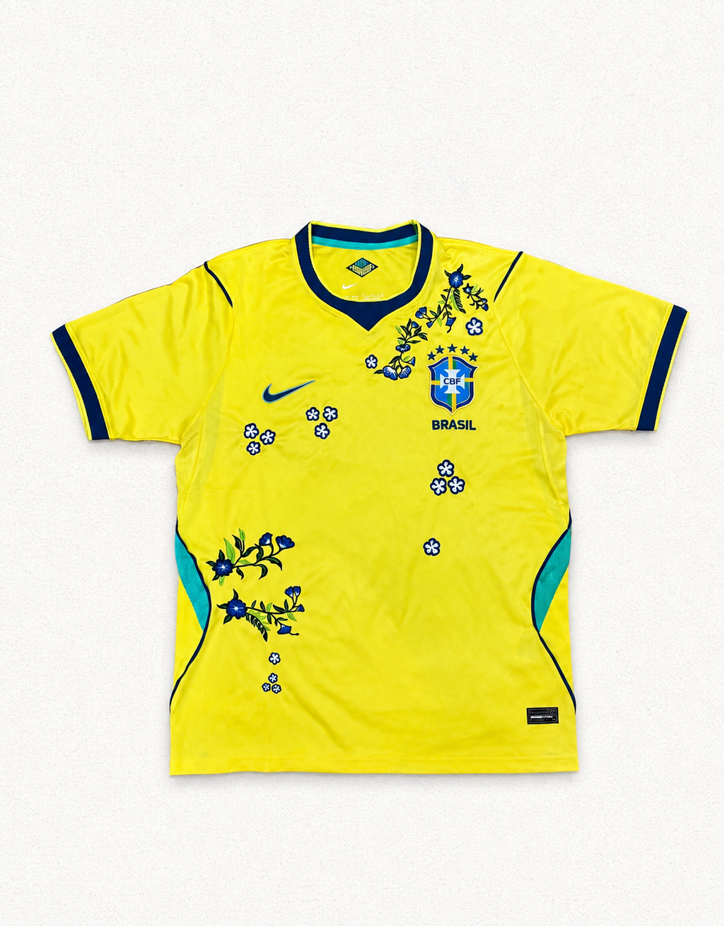 Brazil Floral Embroidery Jersey – Limited Edition
