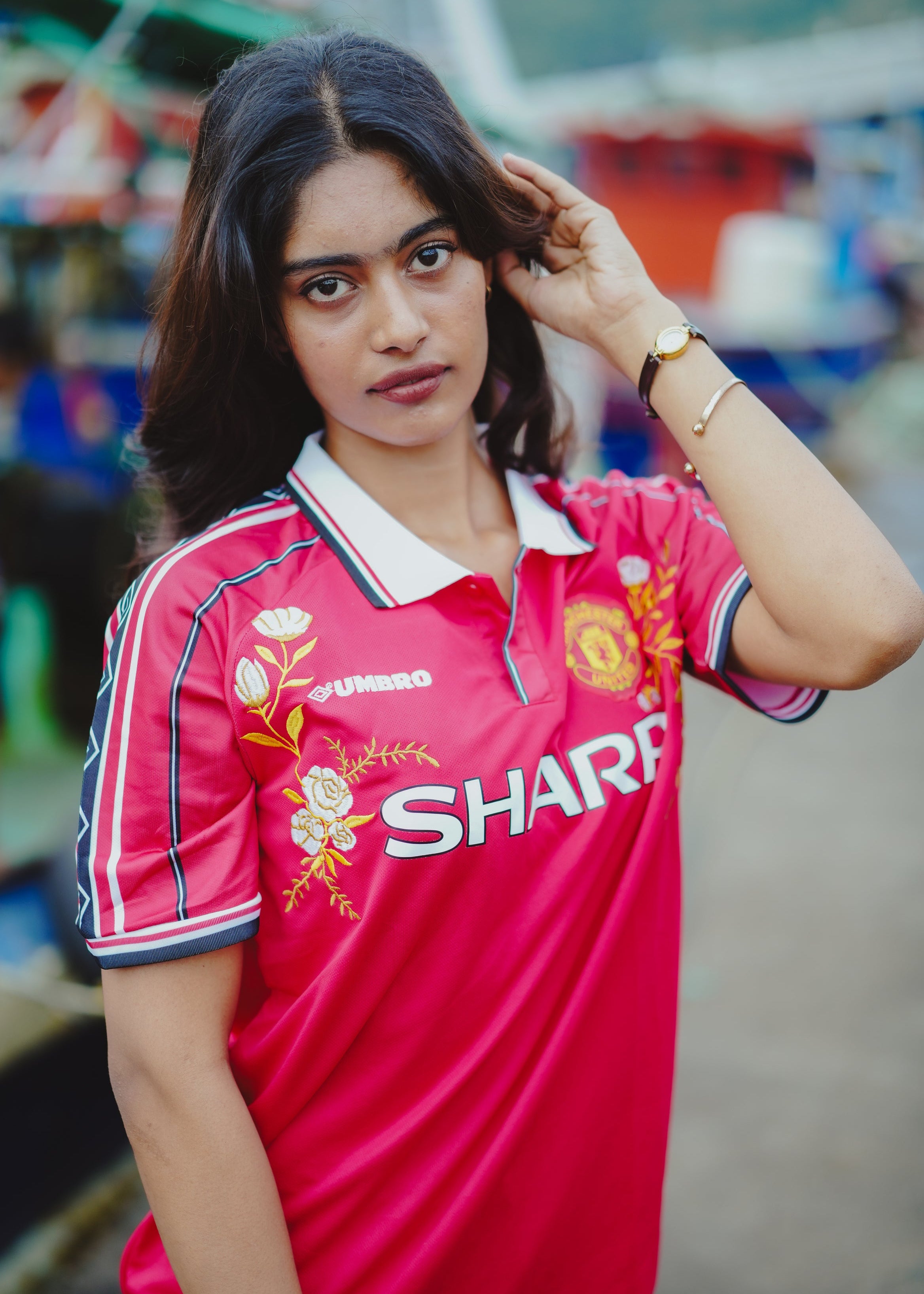 Manchester United Retro Custom Embroidered Jersey